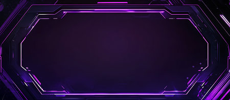 Abstract background with neon lights and space for your text. Vector illustrationの写真素材