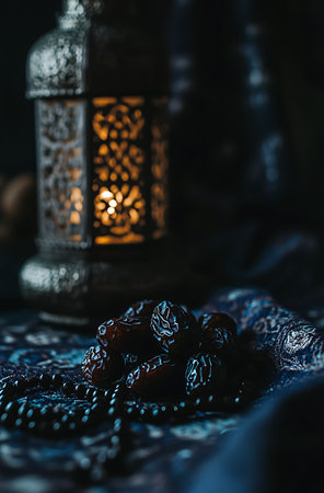 Ramadan Kareem background. Ramadan Kareem greeting card. Muslim feast of the holy month of Ramadan Kareem.の写真素材