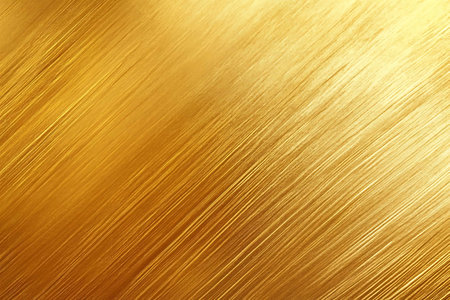 Gold metal background or texture and gradients shadow. Abstract background.の写真素材