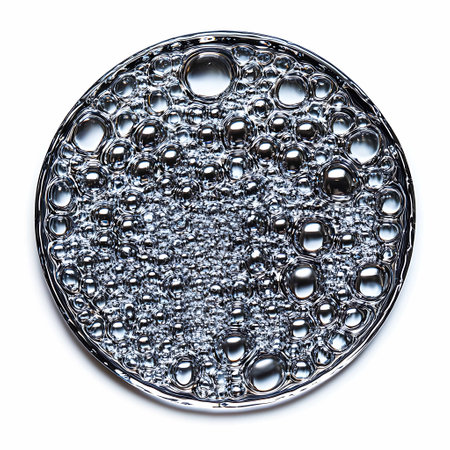 Water drops on a white background. Water drops on a white background.の写真素材