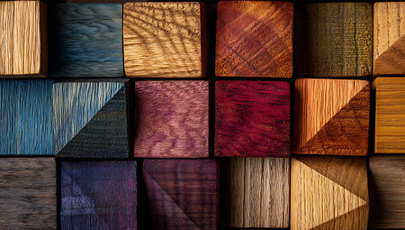 Wooden pattern of different colors for the background. Toned.の写真素材