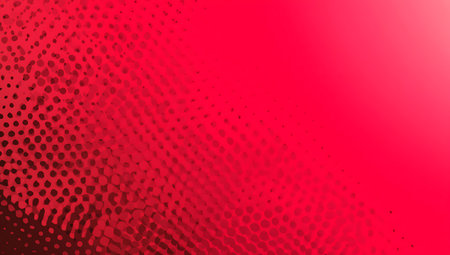 Abstract background with halftone dots. Vector illustration. Red color.の写真素材