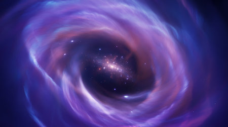 Star field in space, computer generated abstract background, 3D renderingの写真素材