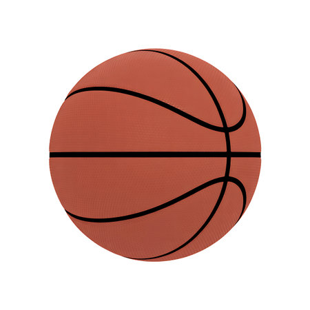 Basketball ball isolated on white background. Vector illustration. Eps 10.の写真素材