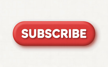 Subscribe button. Vector illustration. Button for web site or app.の写真素材