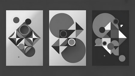 Minimal covers design. Future geometric template. Vector abstract background. Eps10の写真素材