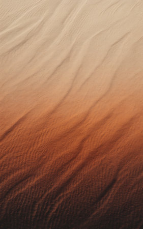 abstract texture line wave in oman the old desert  and the empty quarterの写真素材