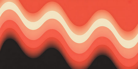 Background with color lines. Different shades and thickness. Abstract pattern.の写真素材