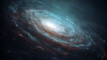 Star field in deep space many light years far from the Earth.の写真素材