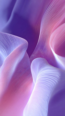 abstract background with smooth lines in purple and pink colors, digitally generated imageの写真素材