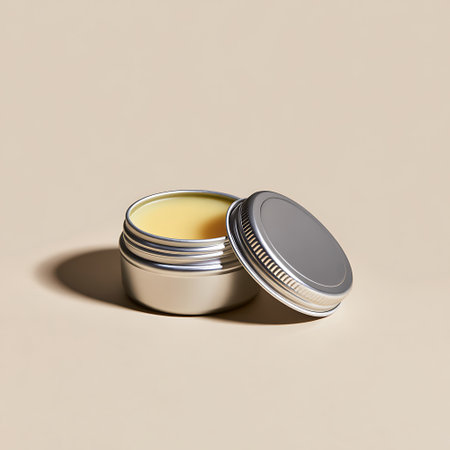 Cream in a jar on a beige background. 3d renderingの写真素材