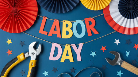 Labor Day. Labor day greeting card. Labor day background. Labor day background. Labor day background. Labor day background. Labor day background. Labor day background. Labor day background. Labor day backgroundの写真素材