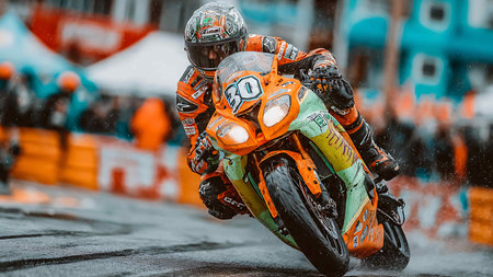Grand Prix of Russia of MotoGP in Krasnoyarskの写真素材