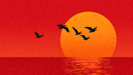 Chinese paper-cut works. Chinese characters mean happy new year.の写真素材