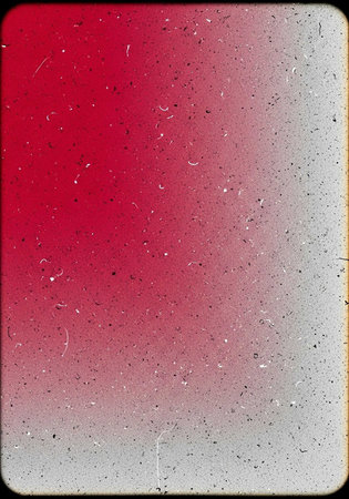 A vibrant red and white gradient background with a textured surfaceの素材