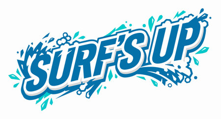 surprise - lettering typography design, vector illustration eps10のイラスト素材