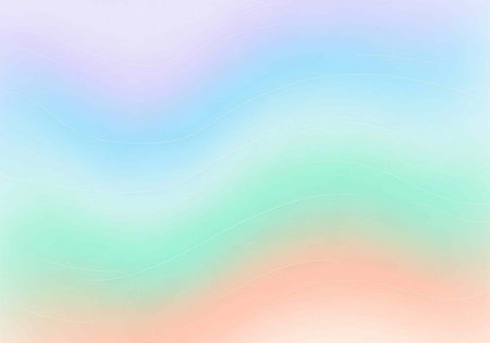 A vibrant and colorful abstract background with a mix of pastel shades and soft huesの写真素材
