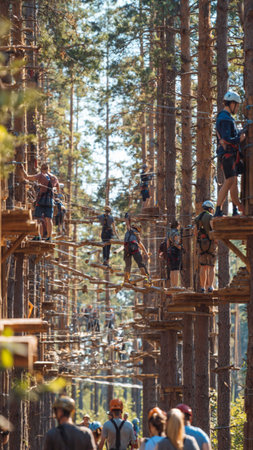 Climbing in the city of Sochi