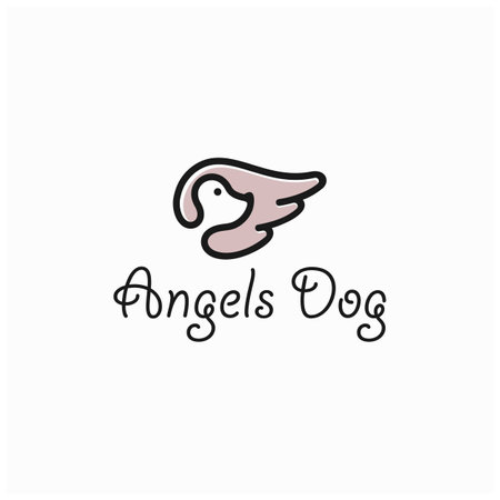 Dog Logo Sign Designのイラスト素材