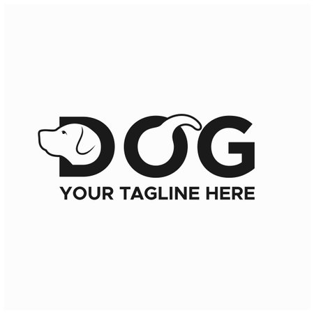 Dog Logo Sign Designのイラスト素材