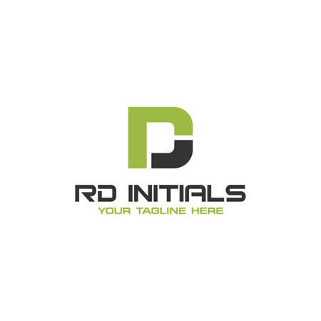 RD Initial Logo Sign designのイラスト素材