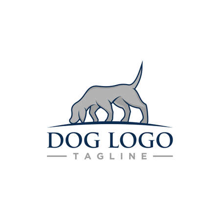 Dog Logo Sign Designのイラスト素材