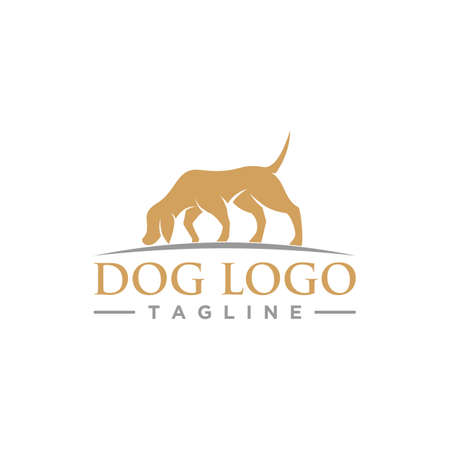 Dog Logo Sign Designのイラスト素材
