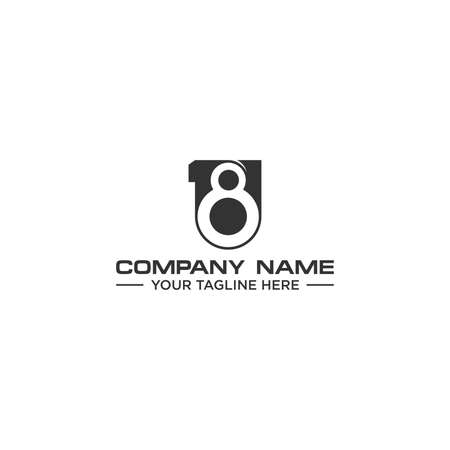 18U Logo Sign Designのイラスト素材