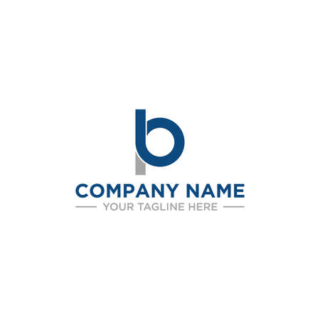 BP or PB Initial Logo Sign Designのイラスト素材