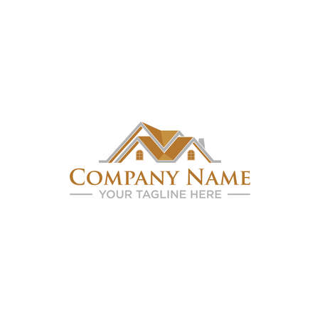 Home Real Estate Logo Sign Designのイラスト素材