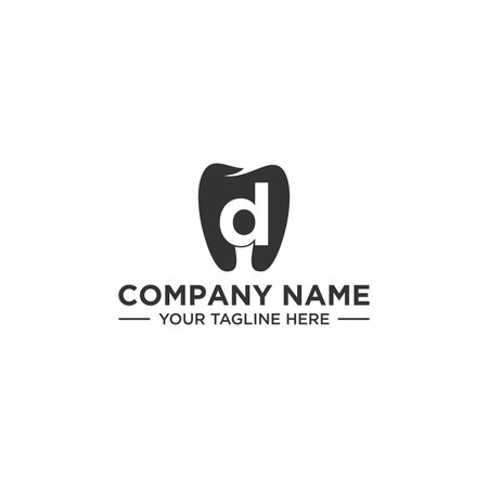 D Dental Logo Sign Designのイラスト素材