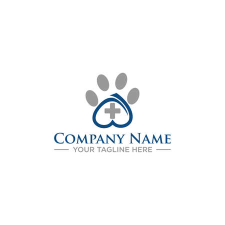 Animal and pet clinic logo designのイラスト素材