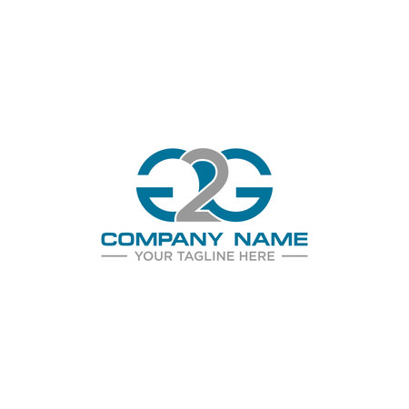 G 2 G Initial Logo Design for Your Companyのイラスト素材