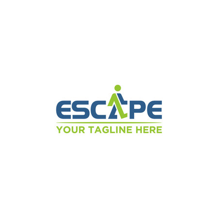 Escape with man in Aのイラスト素材