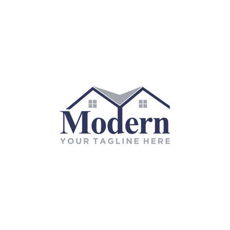Home and Real Estate Logo Designのイラスト素材