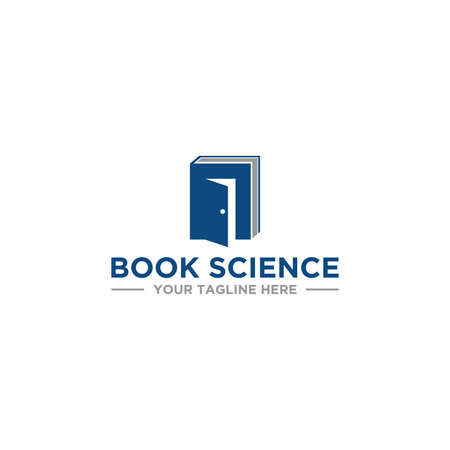 Book with open dor logo designのイラスト素材