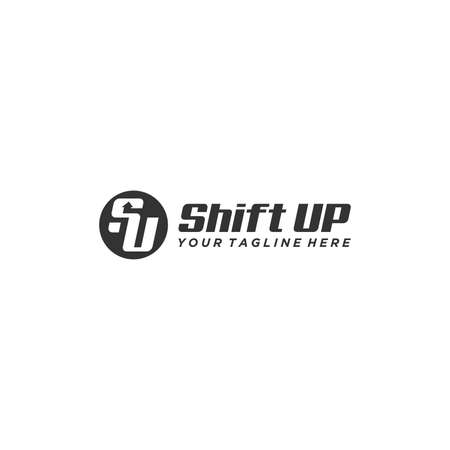 SU Initial Up Logo Sign Vector Designのイラスト素材