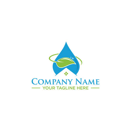 Home Natural Bio Logo Sign Designのイラスト素材