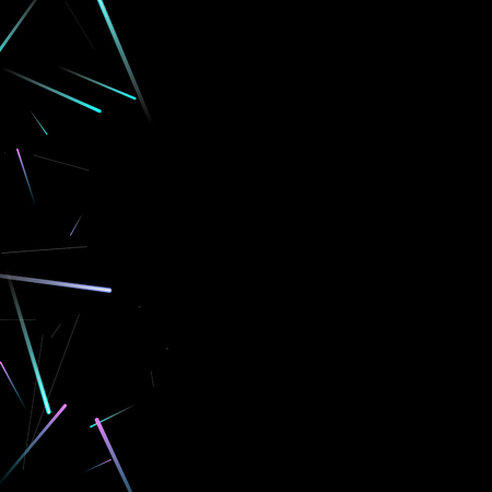 Fast Effect. Motion Neon Light Movement. Flow Light Trail. Neon Element Futuristic Design. Abstract Glowing Lines Movement Concept. Minimal Modern Dynamic 3D Static Effect. Techno Vector illustration.のイラスト素材