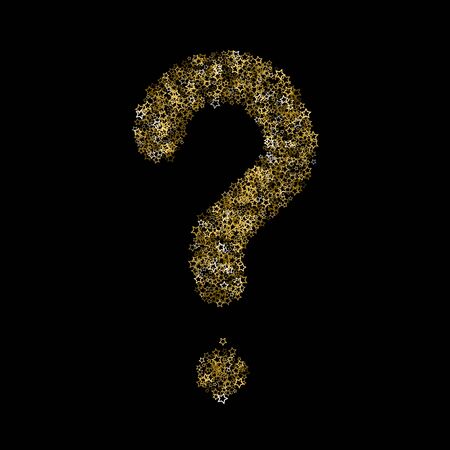 Gold Glitter Stars. Luxury Shiny Confetti. Scattered little sparkle. Flash glow silver, elements....