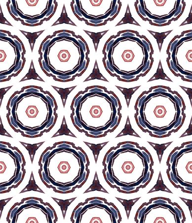 Ethnic Texture. Hand Drawn Painted. Talavera, Azulejos, Portugal, Turkish Seamless Pattern. Traditional Graphic. Traditional Carpet. Black, White Ornament. Geometrical Mosaic.の写真素材