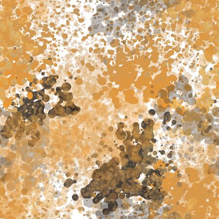 Texture Military. Fashion Concept. Distress Print. Surface Textile. Ink Stains. Spray Paint. Splash Smudges Artistic Creative Vector illustration. Endless Repeat Abstract Background.のイラスト素材