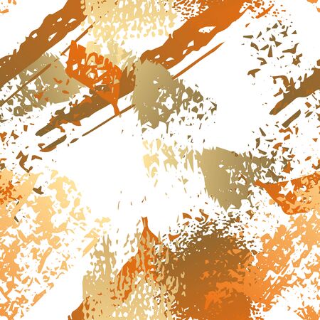 Grunge Dry Paint Surface. Watercolor Splatter Print. Seamless Pattern. Splash Print. Sport  Illustration Black and White Watercolor Overlay Surface. Abstract Brush Vector illustration.のイラスト素材