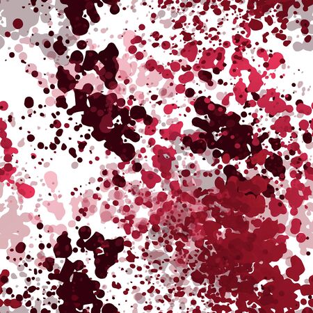 Fashion Camouflage. Fashion Concept. Distress Print. Surface Textile. Ink Stains. Spray Paint. Splash Smudges Artistic Creative Vector illustration. Endless Repeat Abstract Background.のイラスト素材