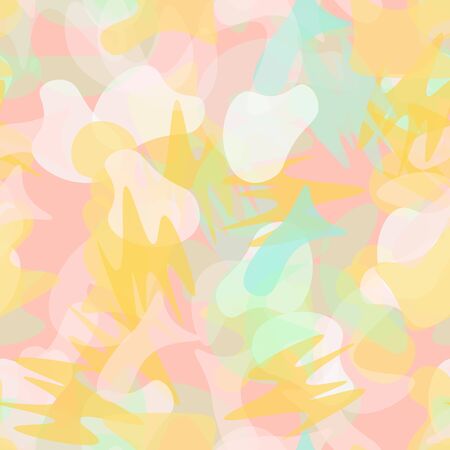Camouflage Seamless Pattern. Texture Military Camouflage Endless Repeats. Vector Camo Fabric. Camo Sports Surface Textile. Woodland Concept Seamless Pattern. Sport Army Hunting. Fashion Print Surface.のイラスト素材