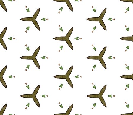 Geo Surface. Endless Repeat Painting.  Hippie, Boho, Gypsy, Mediterranean Ornament.  Surface. Summer Geo Rug. Green, Brown Ornament. Natural Surface.の写真素材