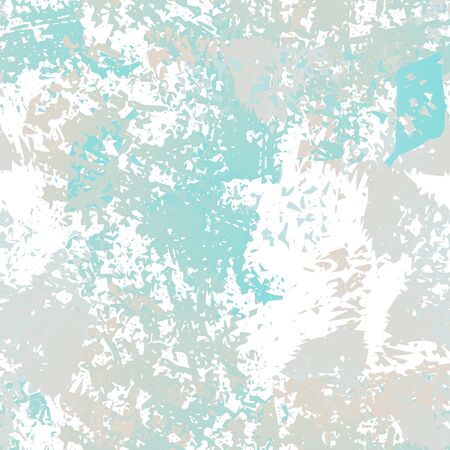 Grunge Dry Paint Surface. Watercolor Splatter Print. Seamless Pattern. Splash Trends Motif. Artistic Creative Black and White Watercolor Overlay Surface. Abstract Brush Vector illustration.のイラスト素材