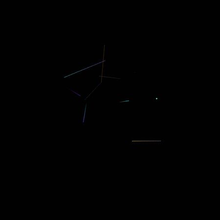 Fast Effect. Motion Neon. Glare Dynamic. Falling Glow. Flow Light Movement. Element Futuristic Design. Abstract Trail Lines, Sticks. Concept Minimal. Modern 3D Static. Techno Vector illustration.のイラスト素材