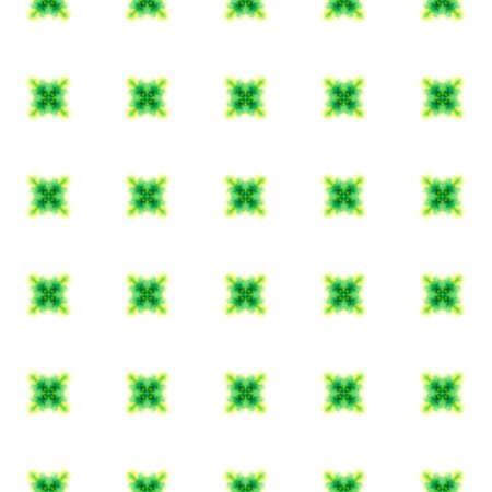 Watercolor Surface. Endless Repeat Painting.  Baltic, Slavic, Pagan, Northern, Ornament. Ethnic Surface. Folklore Home Decor. Green, Lime Art. Natural Print.の写真素材