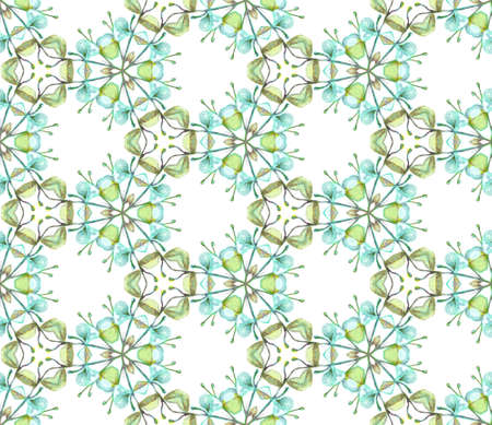 Geo print. Seamless pattern. Geometric Watercolor texture. Ethnic tribal print. Traditional endless...